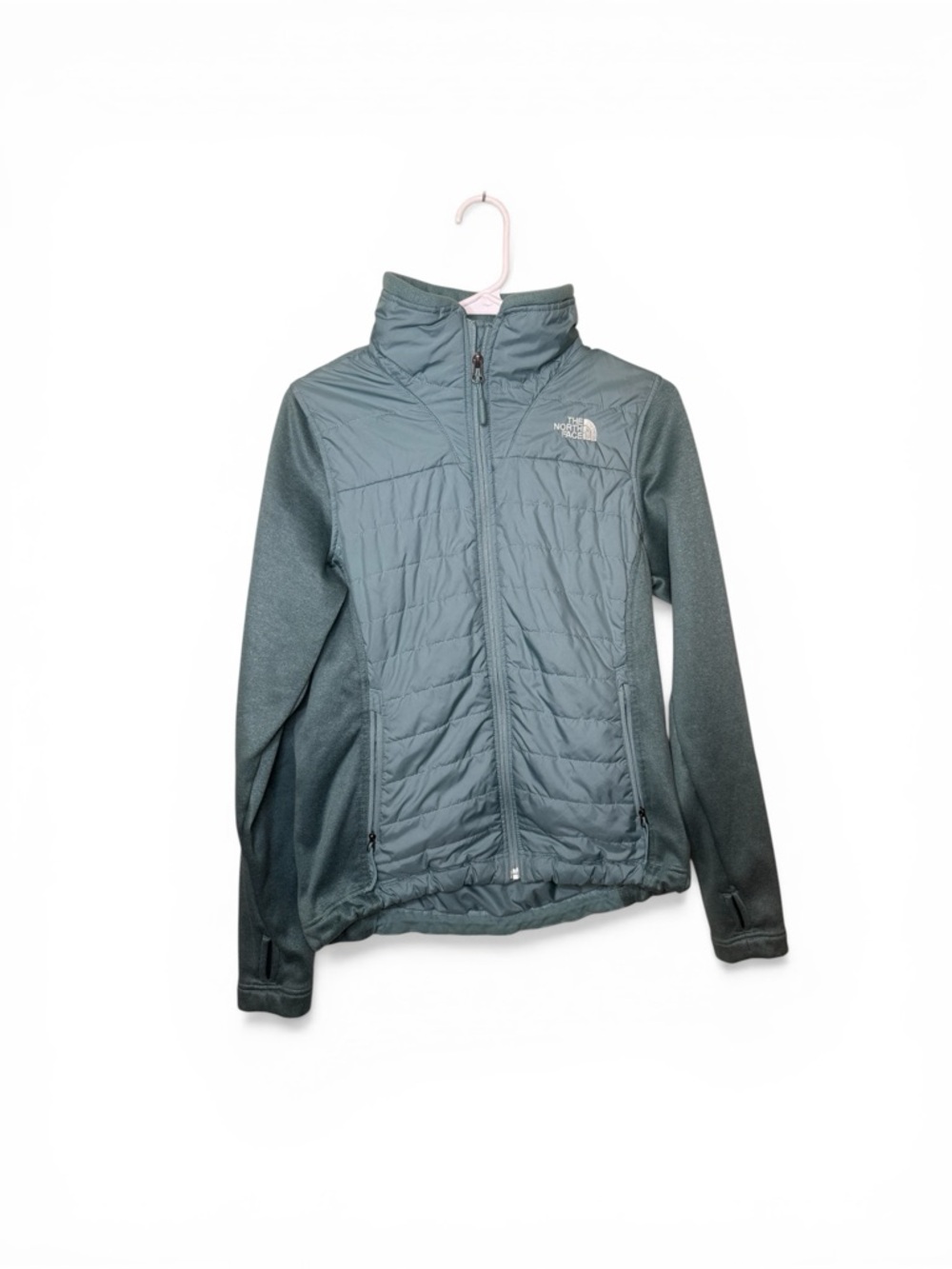 The North Face Puffer Jacket in Slate Gray/green